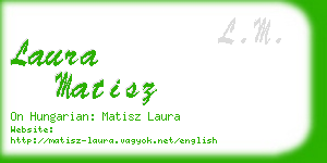 laura matisz business card